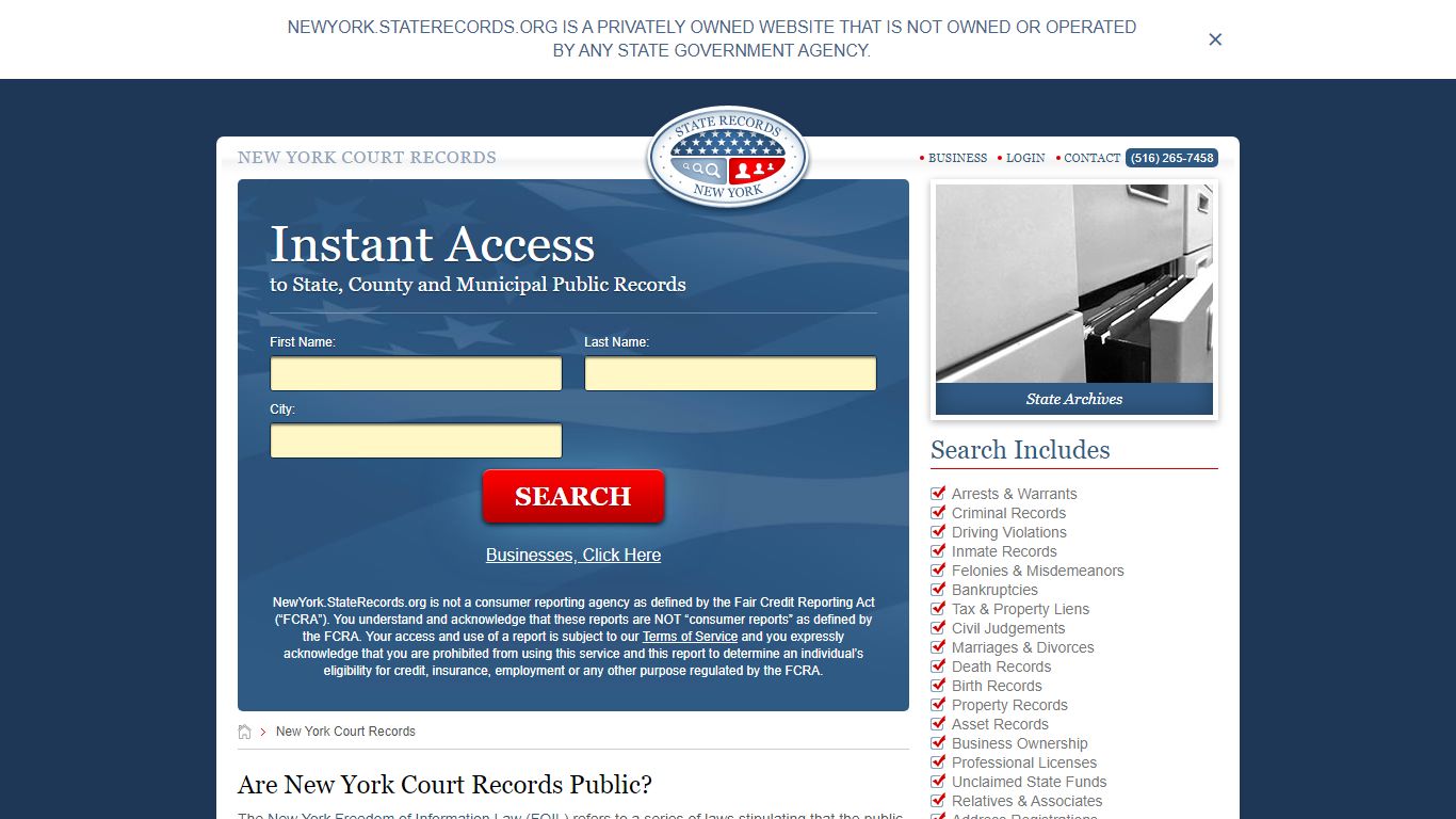 New York Court Records | StateRecords.org